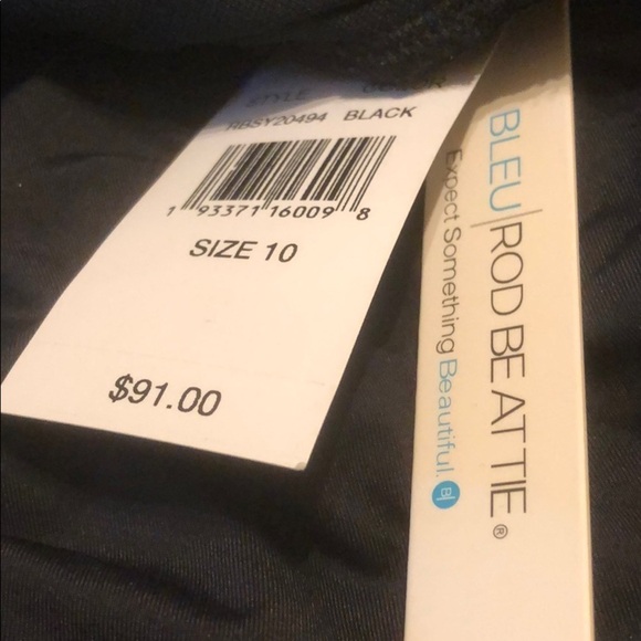 BLEU Rod Beattie Smocked Halter Tankini Swim Top - Picture 4 of 6